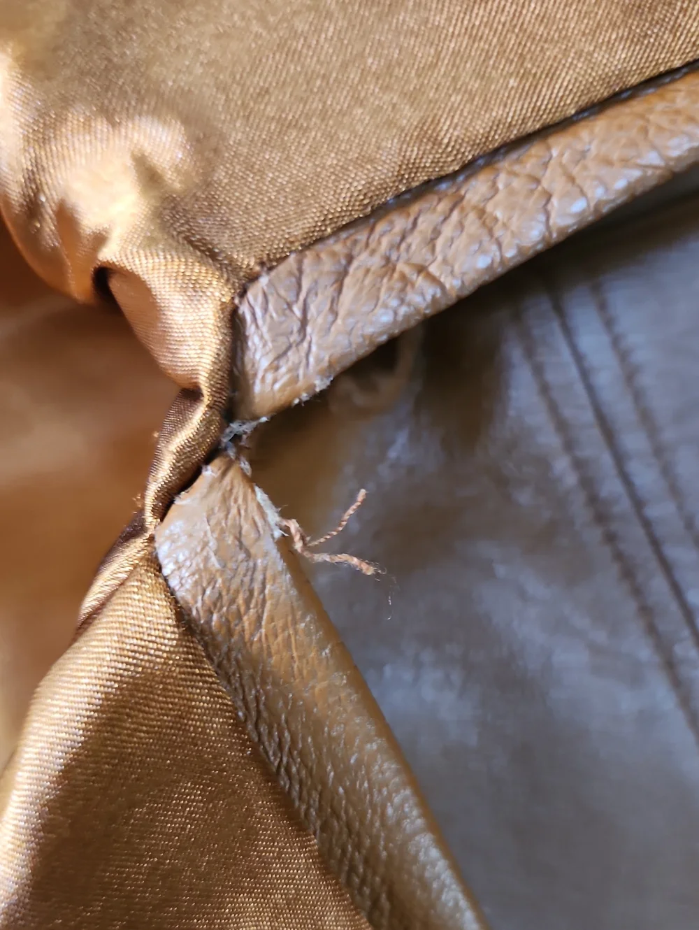 Clio 100% Leather Skirt in Tan Brown